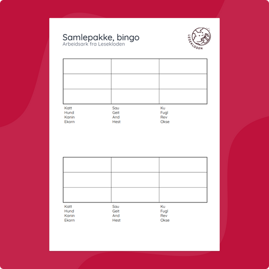 Samlepakke, bingo (bokmål)
