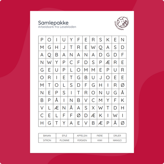 Samlepakke, ordleting (bokmål)