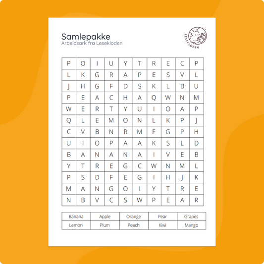 Samlepakke, ordleting (engelsk)